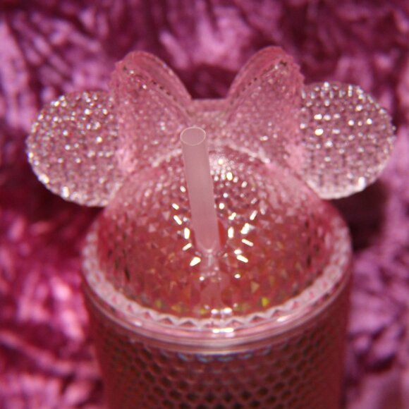 NWT Pink Minnie Mouse Textured Tumbler - Picture 2 of 6